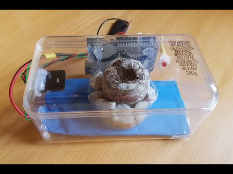 Arduino controlled chilli seed incubator