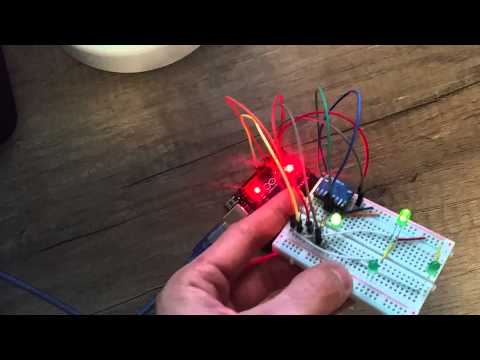 Arduino giroscope led control