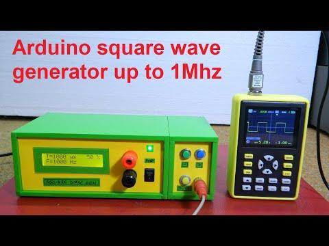 Arduino square wave generator up to 1Mhz