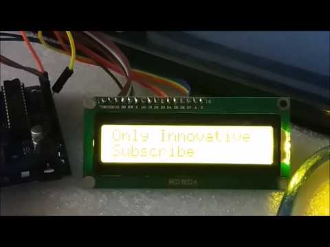 Arduino uno and LCD interfacing without potentiometer + Arduino code