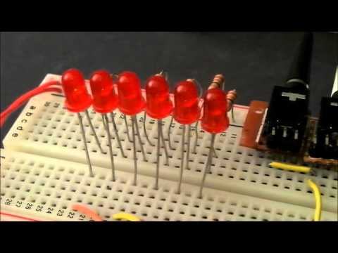 Arduino visual audio display - Super Mario Bros overworld theme