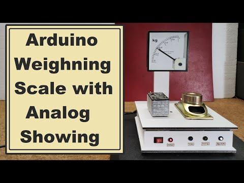 Arduino weighing machine (scale) with analog showing