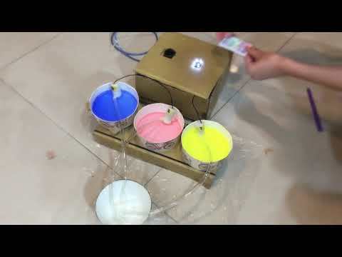 Arduino_Color Detection Paint Machine(How to use it) #Arduino