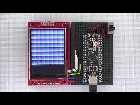 Arduino_GFX Black Pill ILI9341