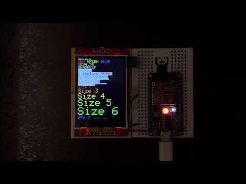 Arduino_GFX ESP32-C3 ILI9341