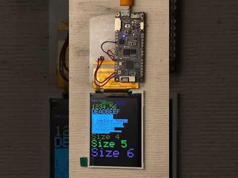 Arduino_GFX HX8347C 240x320