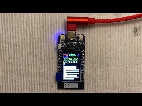 Arduino_GFX TTGO T-Display ST7789 135x240