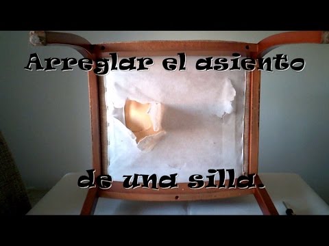 Arreglar el asiento a una silla / Fix the seat to a chair