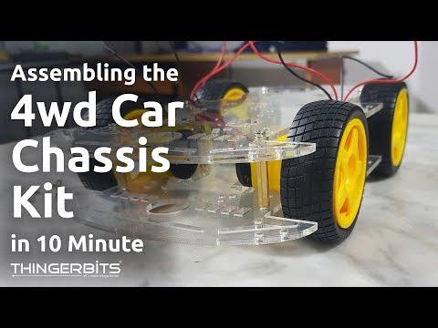 Assemble a 4WD Robot Smart Car Chassis Kit