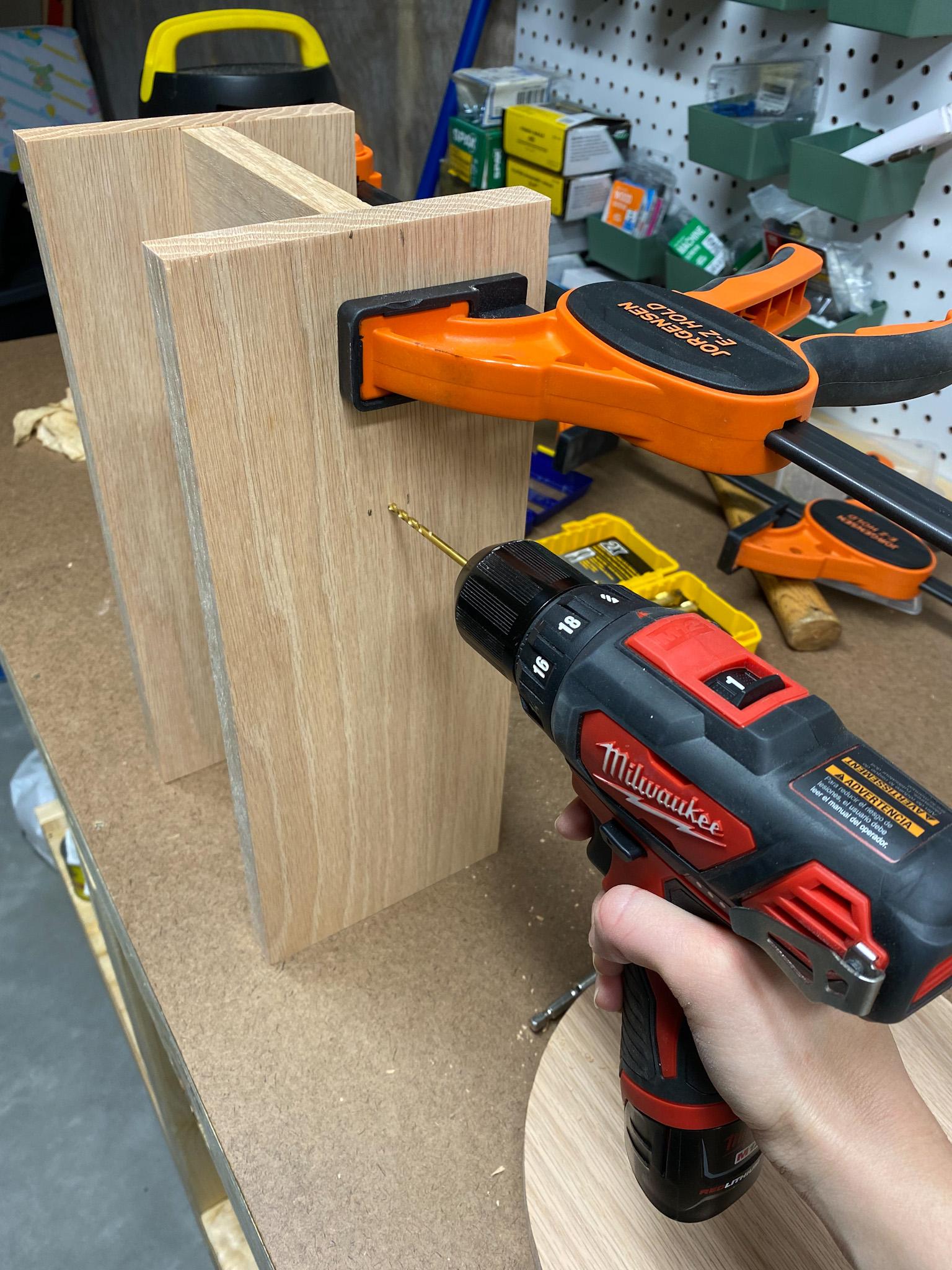 Assembling Stool with Drill and Clamps.jpg