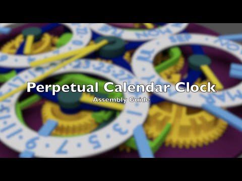 Assembly guide of &quot;3D Printed Clock with Perpetual Calendar&quot;