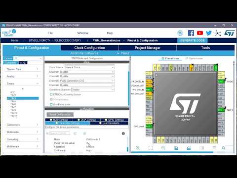 Atollic TrueSTUDIO STM32L100 PWM tutorial