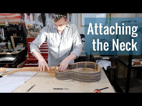 Attaching the Neck with Bolt Inserts (Ep 8 - Acoustic Guitar Build)