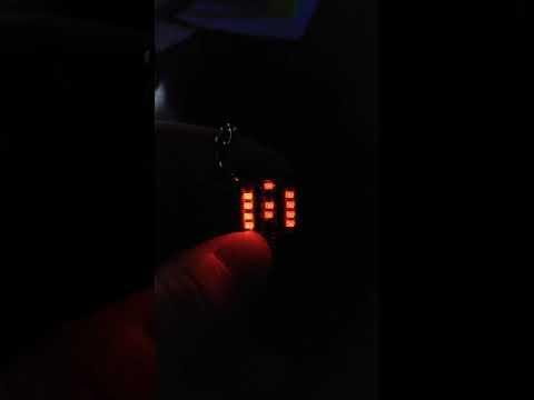 Attiny85 LED Keychain in the dark