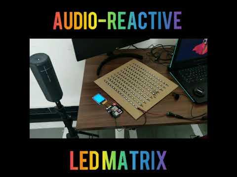 Audio Reactive LED Matrix | Maixduino Board | Python