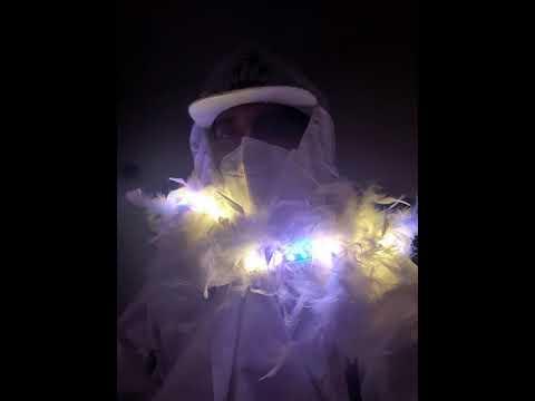 Audio responsive feathered scarf (arduino)