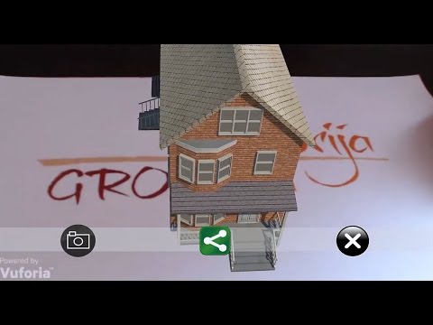 Augmented Reality Tutorial No. 34: Screenshot of Augmented Reality View and Sharing it on Facebook