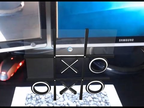 Augmented Reality Tutorial No. 42: Augmented Reality Noughts and Crosses Game