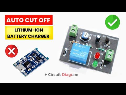 Auto Cut off 3.7 volt Battery Charger Circuit | How to make 3.7 volt Battery Charger