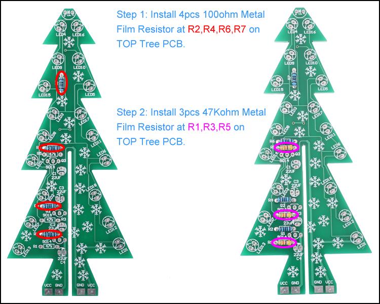 Auto-Rotate Flash RGB LED Music Christmas Trees Kit.1.JPG