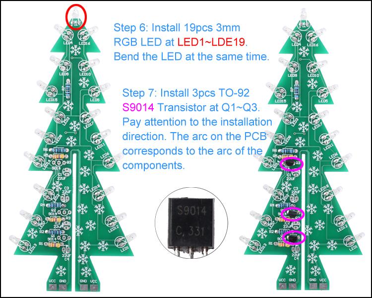 Auto-Rotate Flash RGB LED Music Christmas Trees Kit.15.JPG