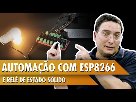 Automa&ccedil;&atilde;o com ESP8266 e rel&eacute; de estado s&oacute;lido