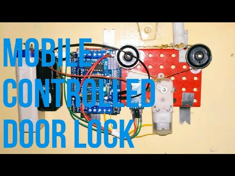 Automaic mobile door locking system or smart door lock