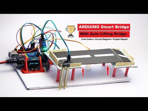 Automated Smart Bridge using Arduino with Auto Height Increase Feature | Inspire Award Project