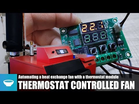 Automated Thermostat Control of a Heat Exchange Fan