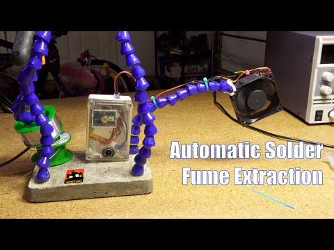 Automatic Solder Fume Extractor [PIR - hands-free]