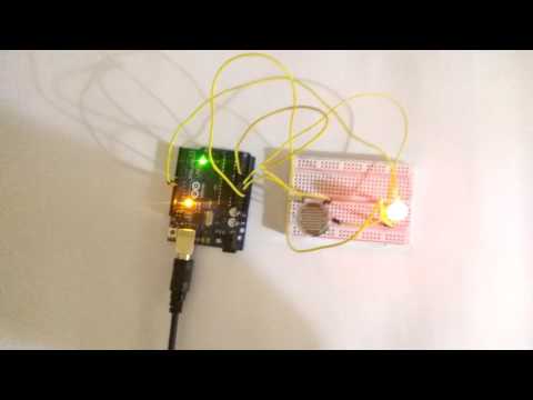 Automatic brightness control using LDR