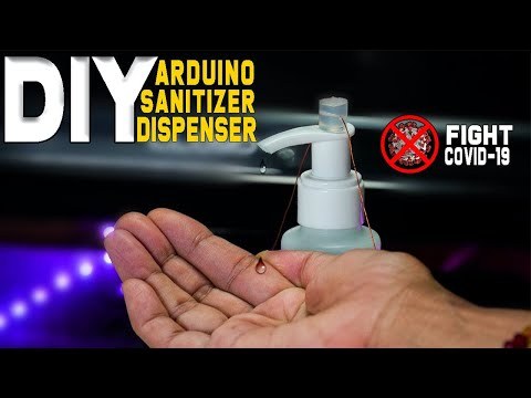 Automatic hand sanitizer dispenser | Code explained