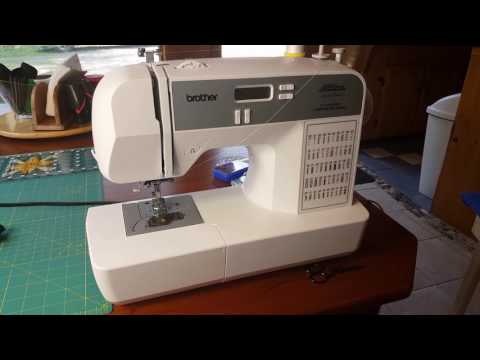 Automatic needle threader on Brother sewing machine