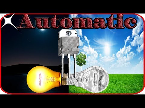 Automatic night light circuit diagram using mosfet transistor