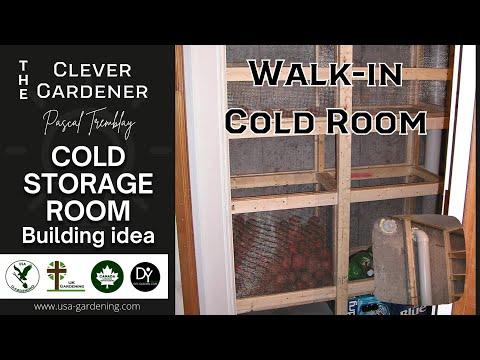 BASEMENT WALK-IN COLD ROOM | DIY IDEA