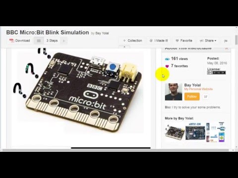 BBC Micro:Bit Blink Simulation