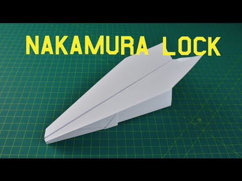 BEST PAPER PLANE IN THE WORLD | Nakamura lock paper plane