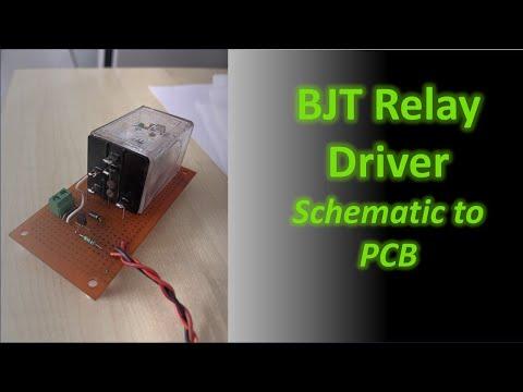 BJT Based Relay Driver - Design, Test and Implement