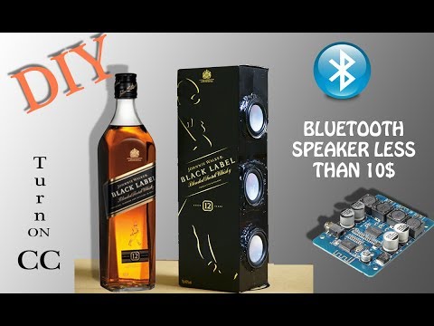 BLUETOOH SPEAKER LESS THAN 10$ | JOHNNIE WALKER |BOOM BOX | TPA3118 MODULE