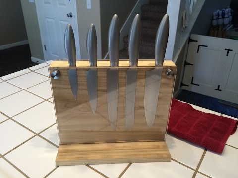 BUILD: Magnetic Knife Block