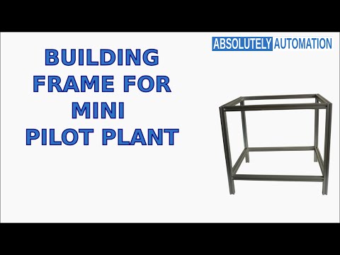 BUILD FRAME FOR MINI PILOT PLANT