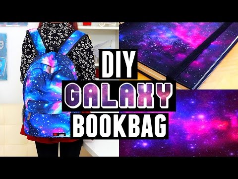 Back To School: DIY School Supplies | Tumblr Inspired Galaxy Bookbag + GIVEAWAY!