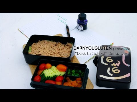 Back to School tuna lunch box | Gluten Free