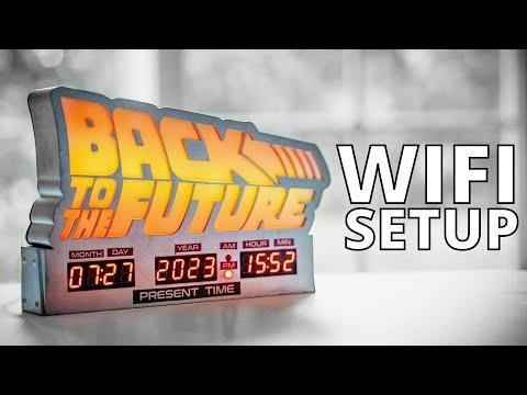 Back to the future Lamp&amp;Clock - Wifi setup [ENG SUB]