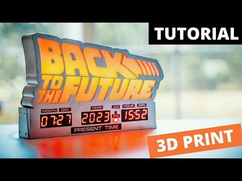 Back to the future lamp &amp; clock [ENG SUB]