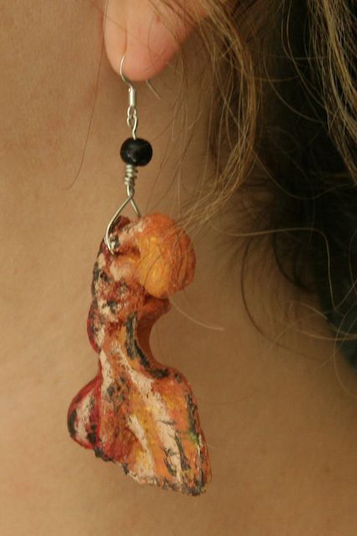 Bacon Earrings made in a ComposiMold of real bacon..jpg