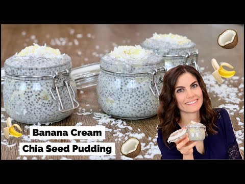 Banana Cream Chia Seed Pudding