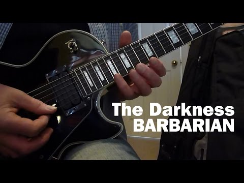 Barbarian The Darkness Guitar Tutorial [ Correct ]