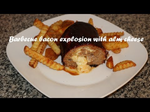 Barbecue bacon explosion with alm cheese recipe