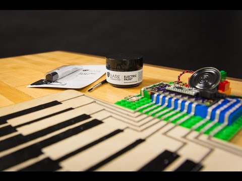 Bare Conductive Synth/ Piano Using Crazy Circuits